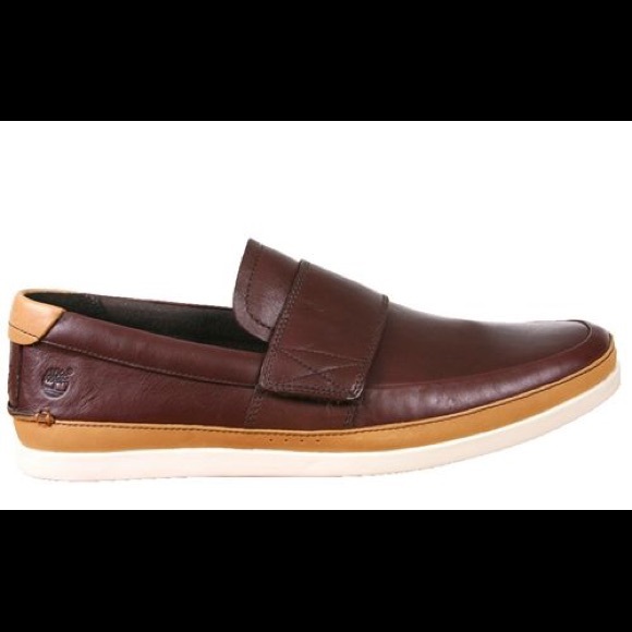 timberland leather loafers